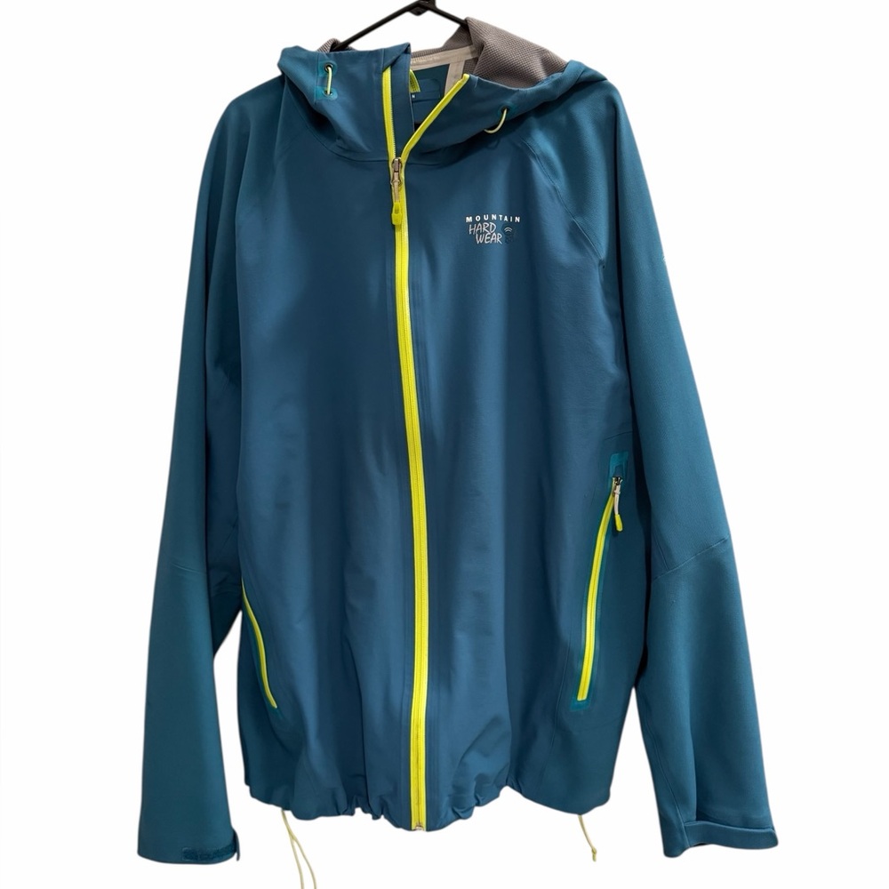 MOUNTAIN HARDWEAR Sitzmark Jacket Teal Blue Size XXL